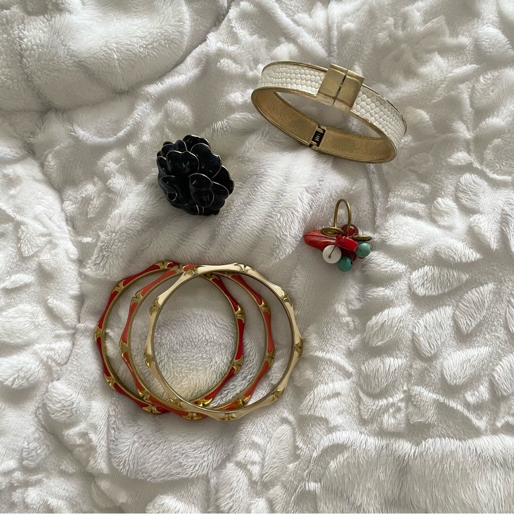 Jewelry Bundle - Bangle Bracelets and Rings